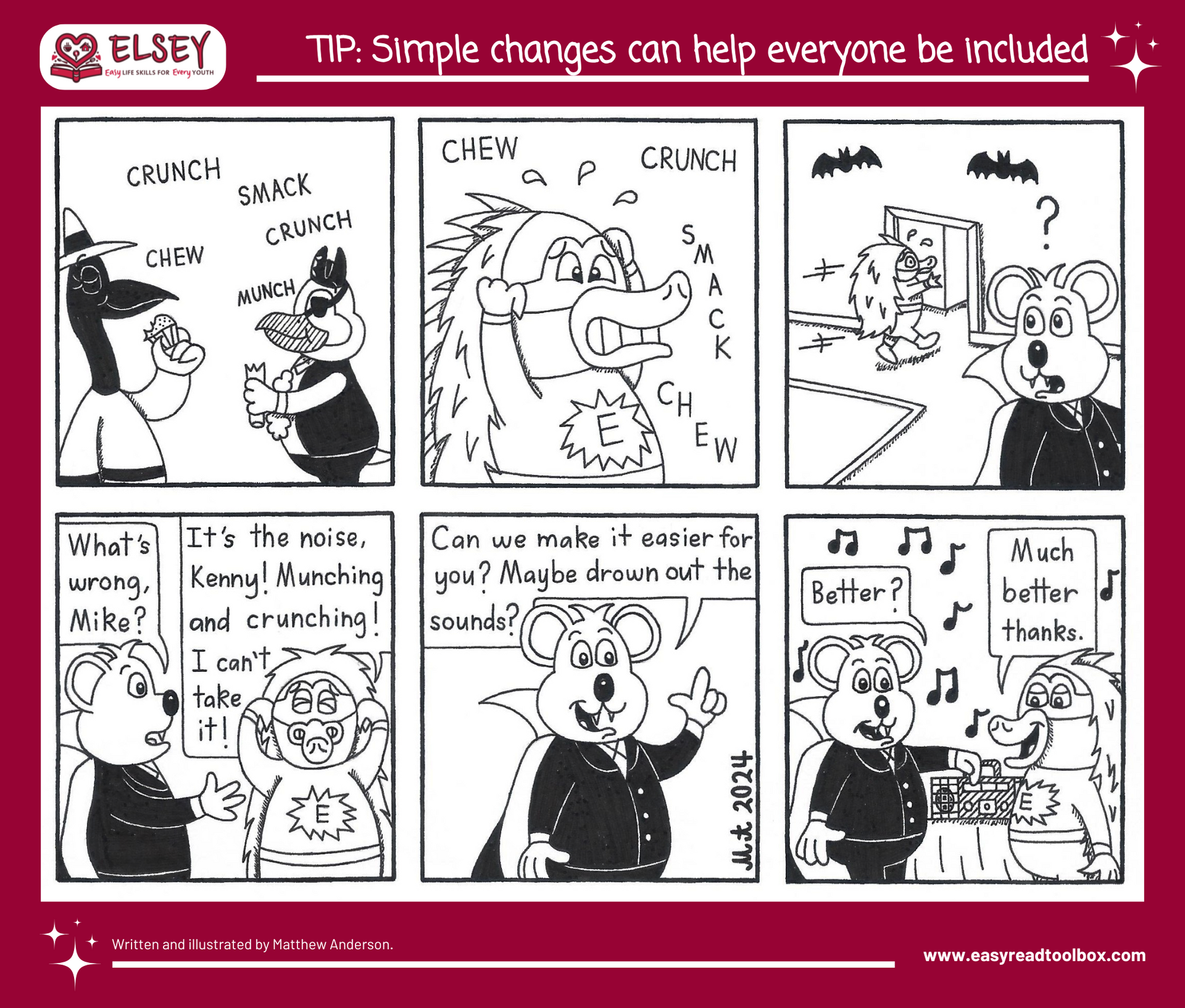 Simple changes comic