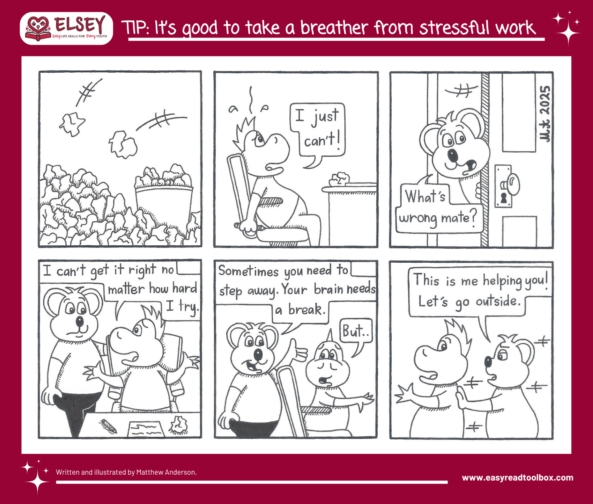 Things that take time comic