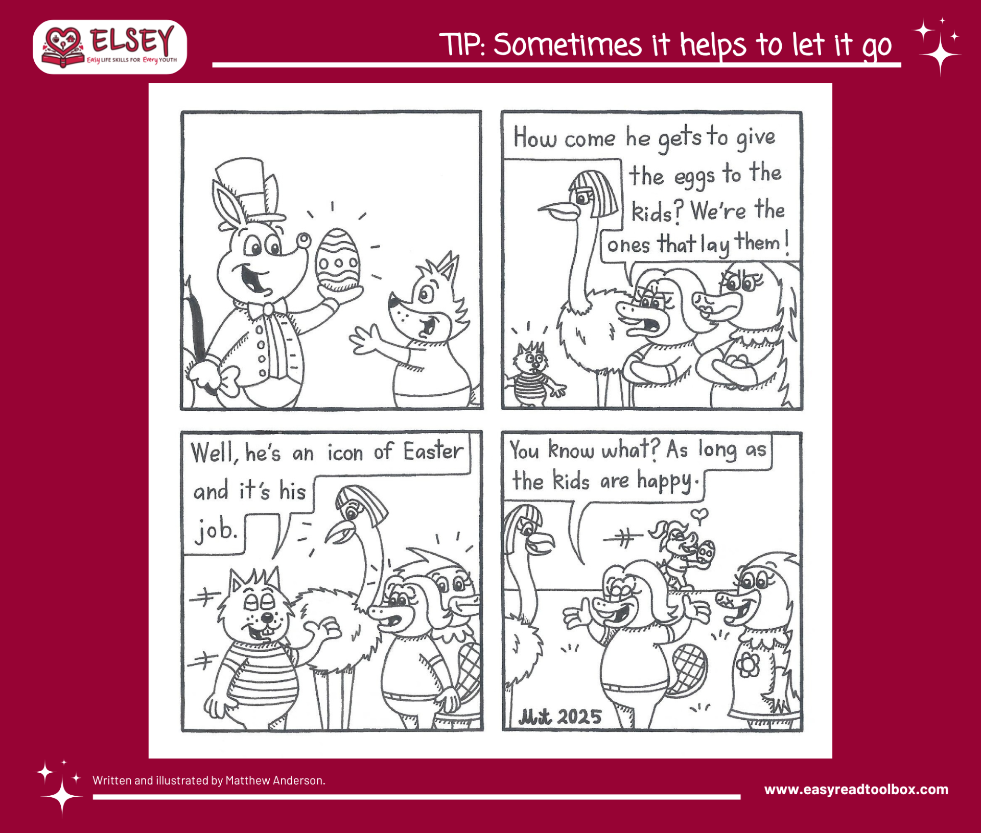 Sometimes it helps to let go comic