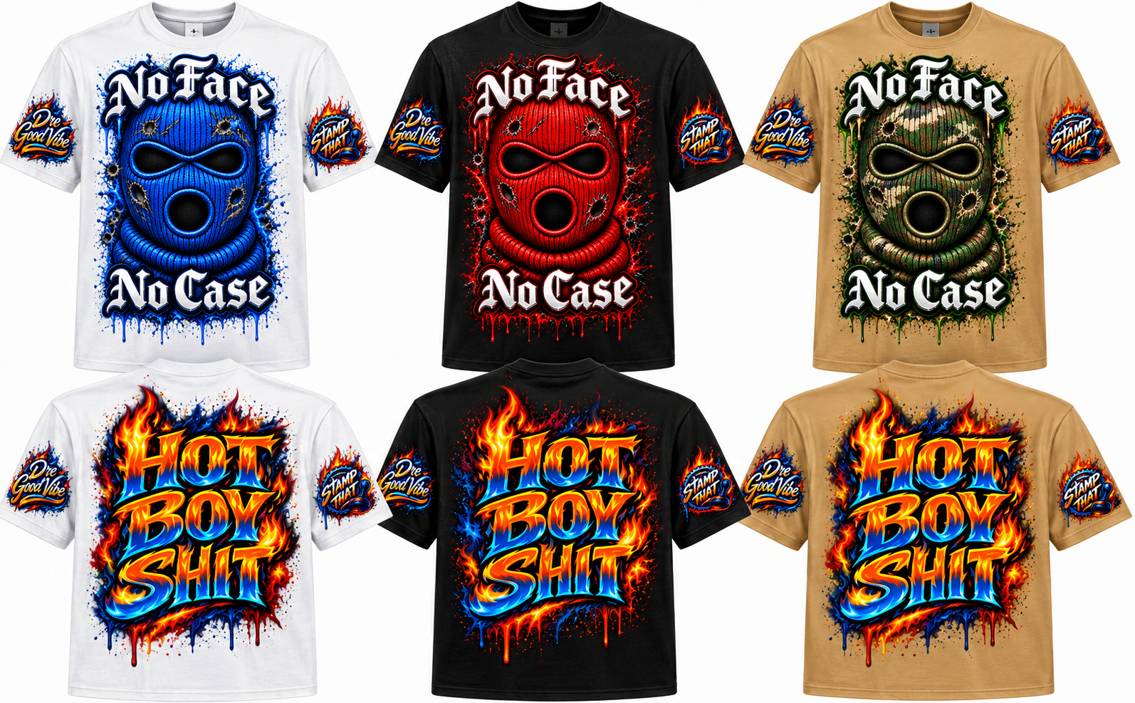 No Face No Case Tshirt