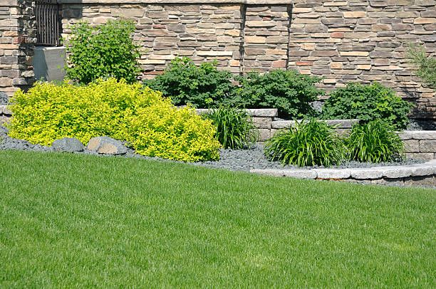 Stone garden planter