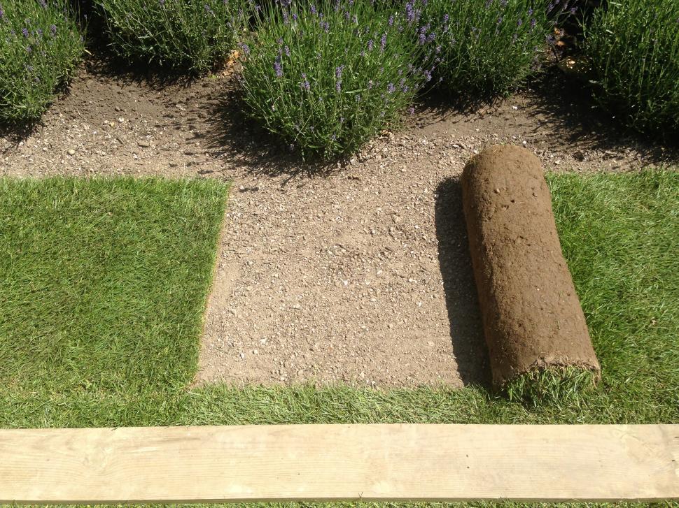 Sod installing