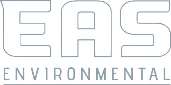 EAS Environmental logo in light blue.