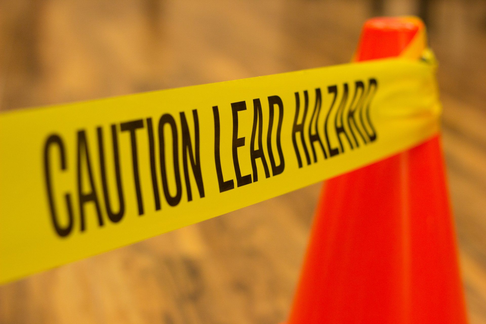 lead hazard caution tape put up in charleston, sc