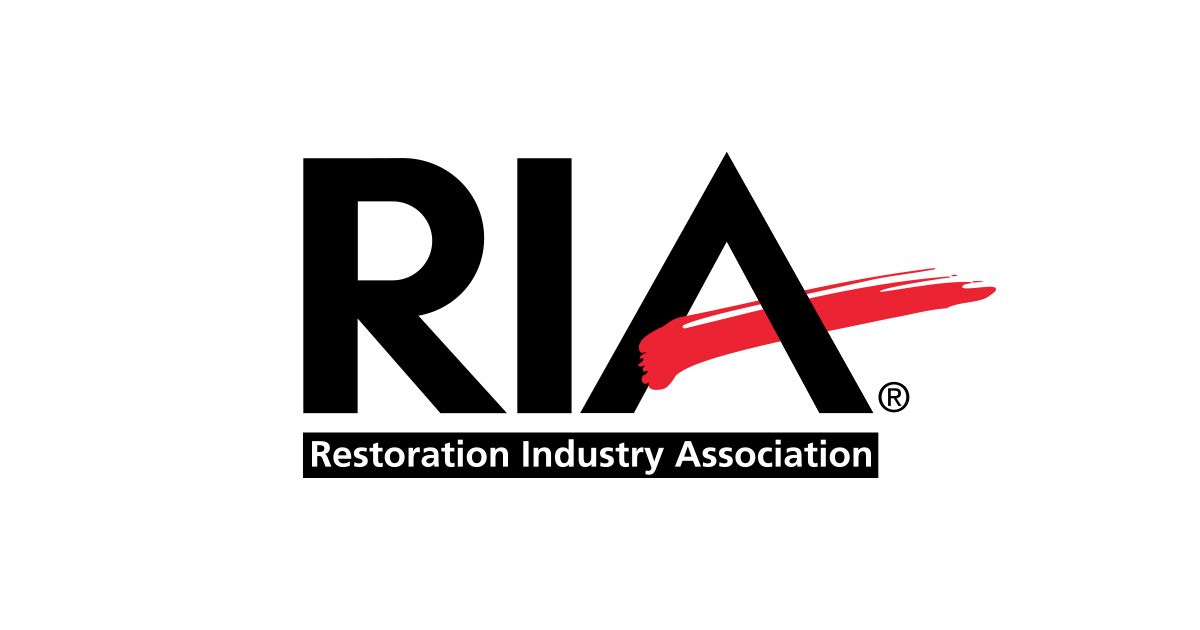 RIA logo, black text on white background. Red swoosh, 