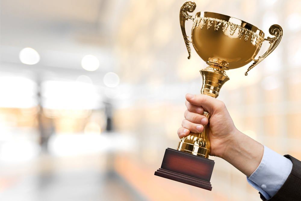 A Business Achievement Trophy — NQ Plaques & Trophies In Kirwan, QLD