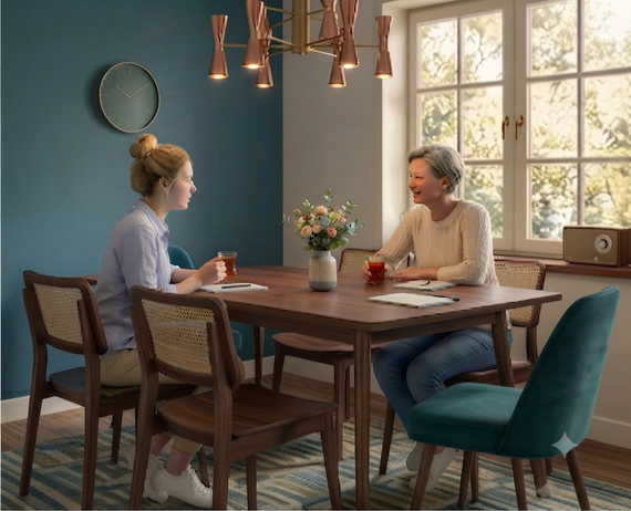 In gesprek tafel