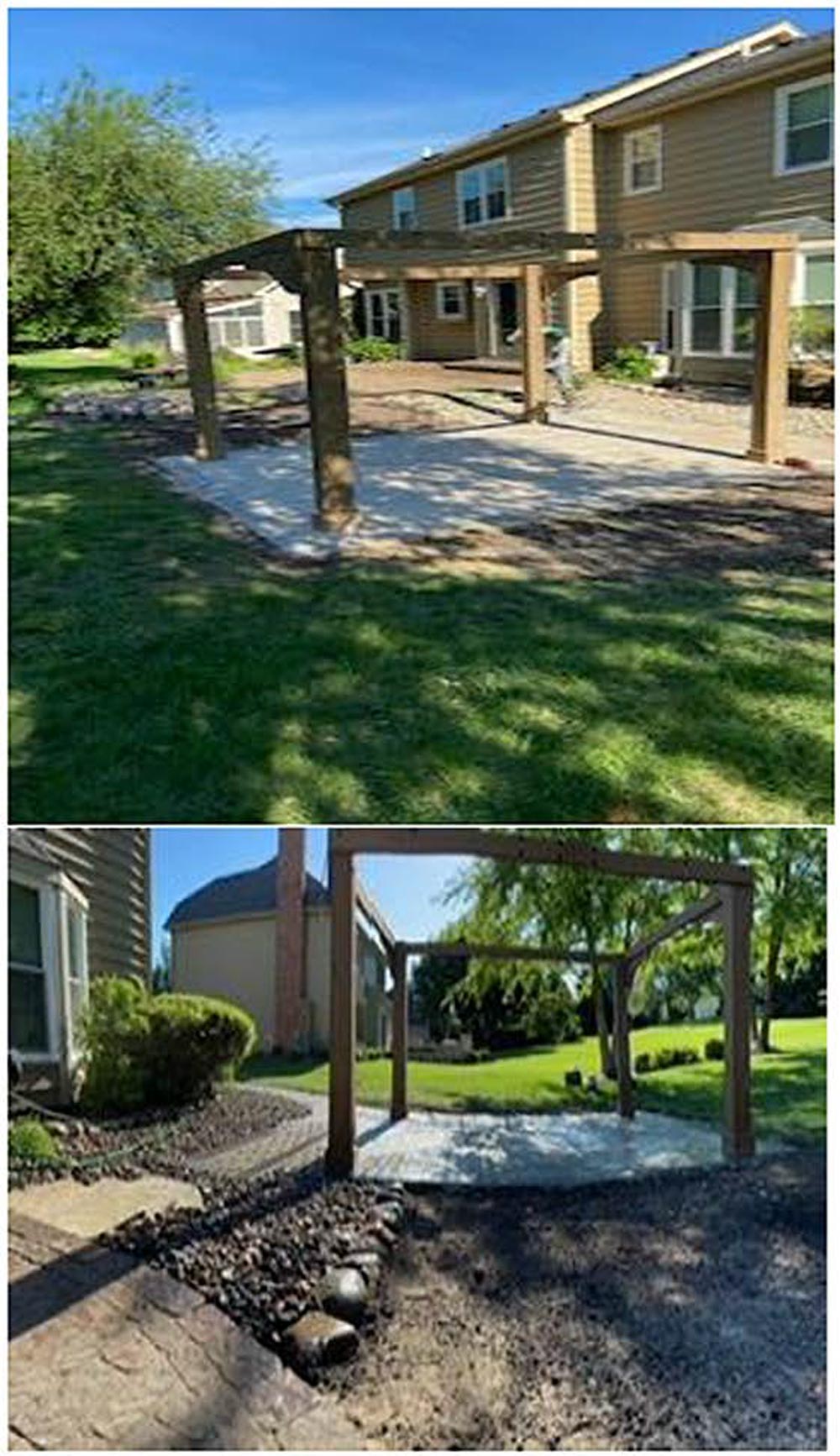 Before and After — Harvard, IL — Power Tree & Landscaping