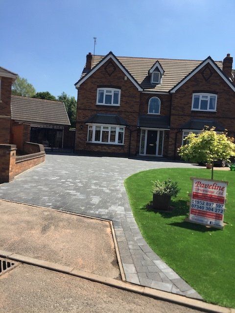 Telford block paving installer Paveline Driveways Limited install quality block paving driveways and patios in Telford and throughout Shropshire
