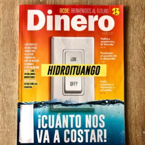 Revista Dinero con un interruptor en la portada | Plurum | Transformación cultural y creación de entornos de bienestar