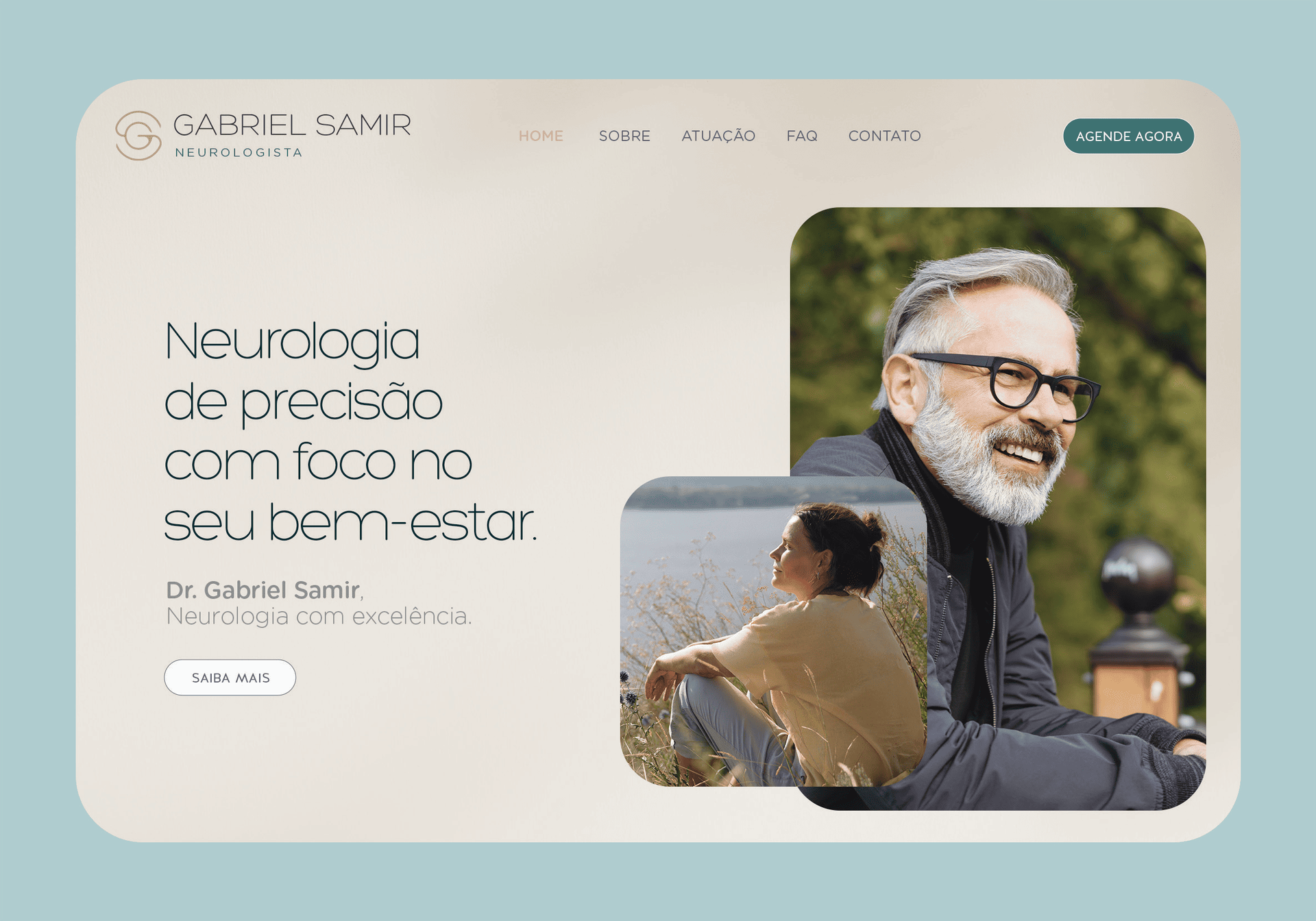 Treinadora em fundo verde escuro com a frase “Viver bem é voltar à sua essência”