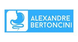 O logotipo de alexandre bertoncini mostra uma barriga e uma cobra.