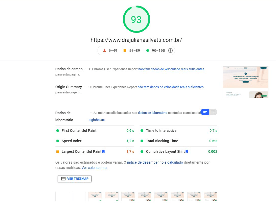 Avaliação do novo website desenvolvido pela Future Marketing