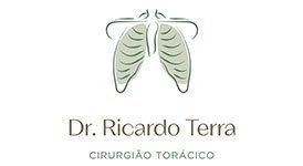 Um logotipo para um médico chamado dr. ricardo terra