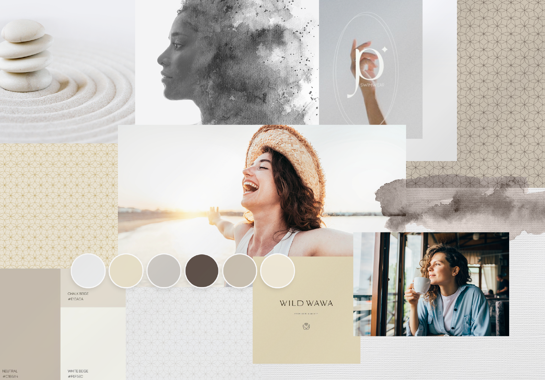 Moodboard Identidade Visual Dra. Alice Maganin Ginecologista e Obstetra