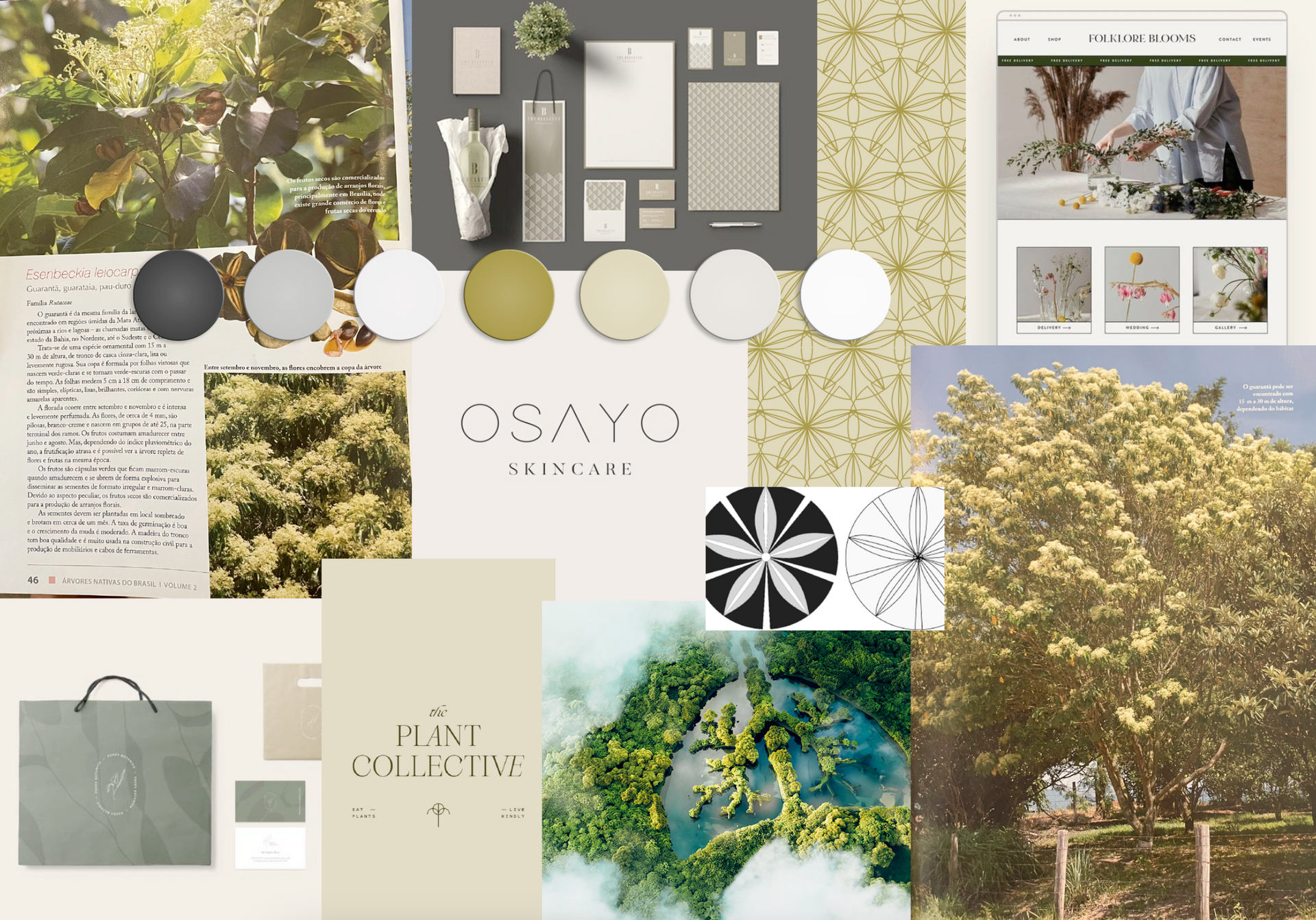 Moodboard Identidade Visual Dra. Alice Maganin Ginecologista e Obstetra