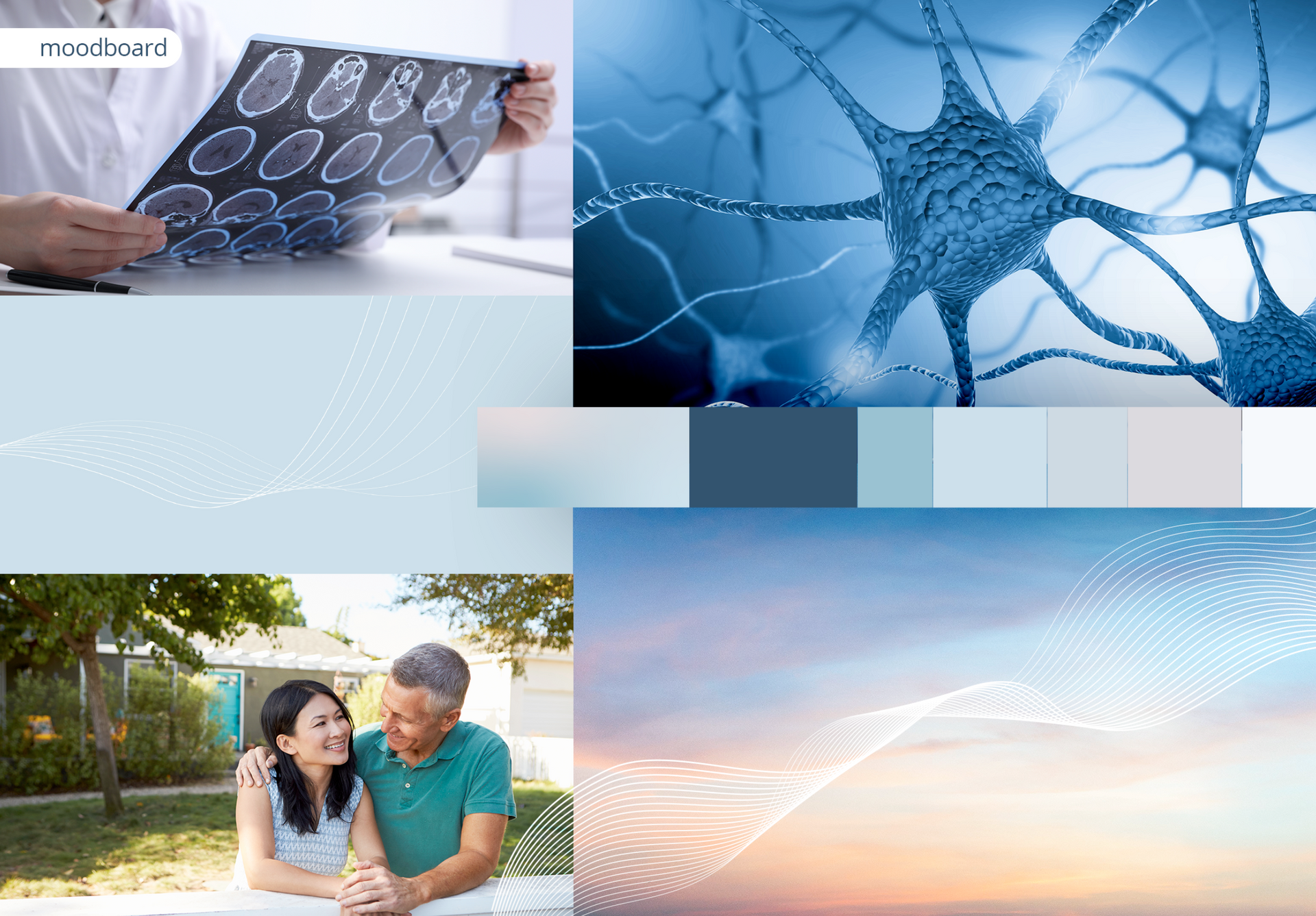 Moodboard Identidade Visual Dra. Alice Maganin Ginecologista e Obstetra