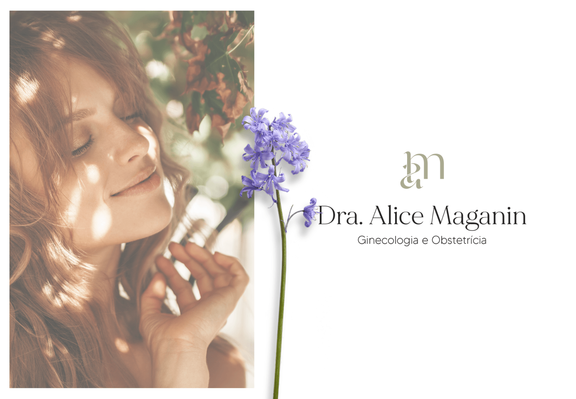 Identidade Visual Dra. Alice Maganin Ginecologista e Obstetra
