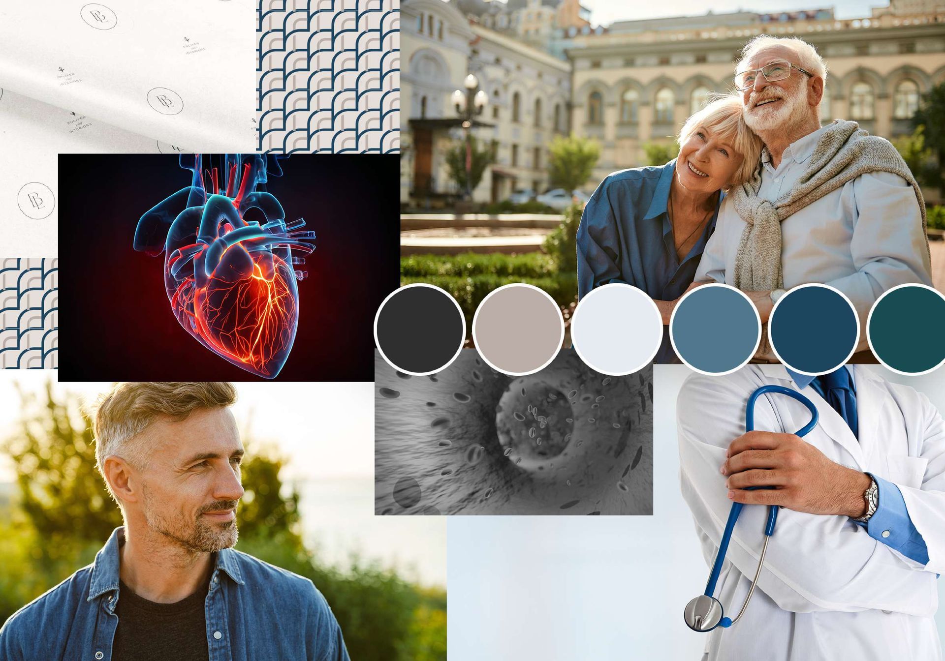 Moodboard Identidade Visual Dra. Alice Maganin Ginecologista e Obstetra