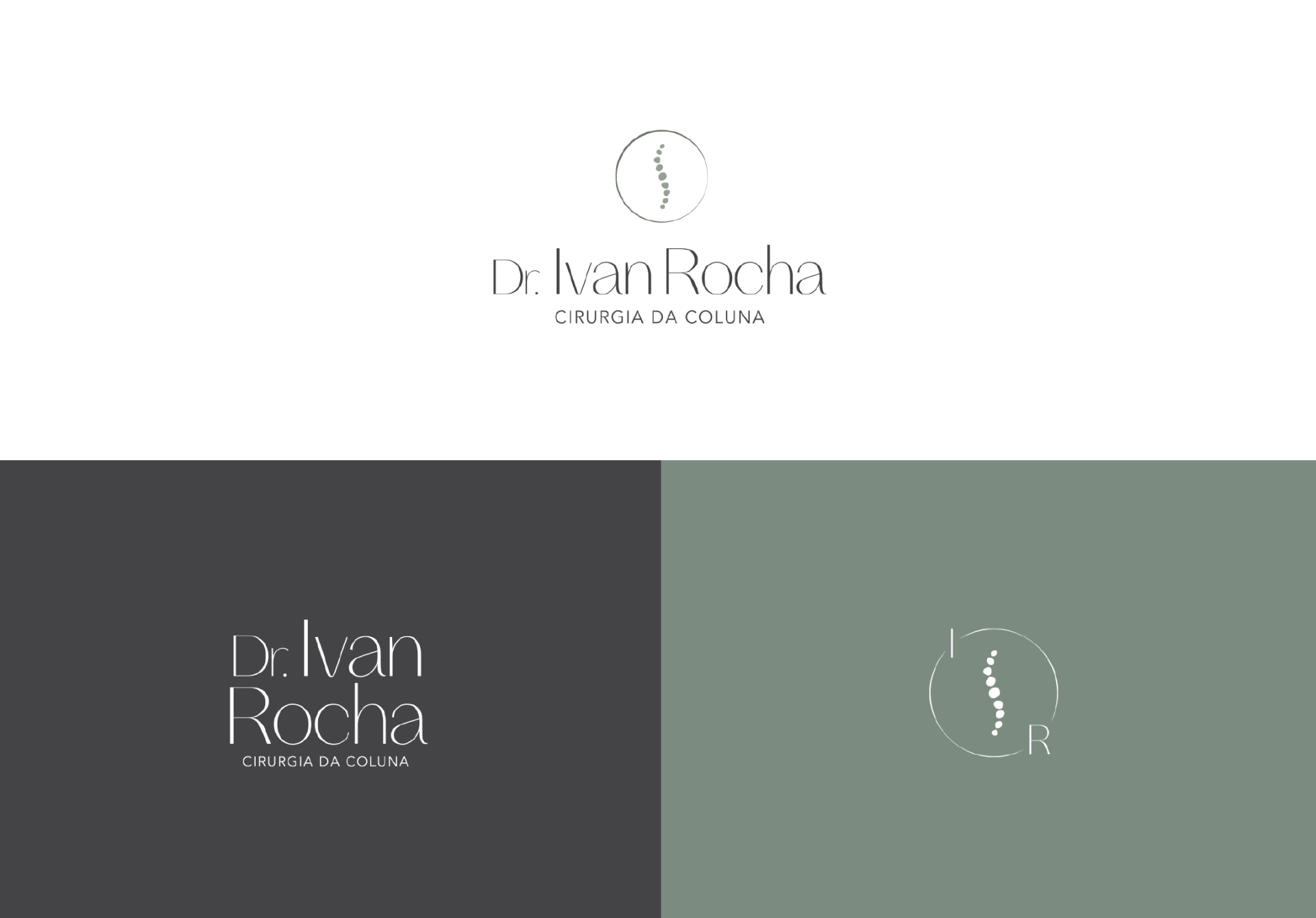 Um logotipo para um médico chamado dr. ivan rocha