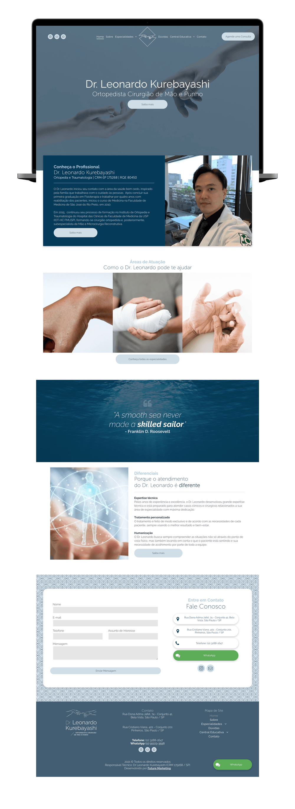 Website do Dr. Leonardo Kurebayashi