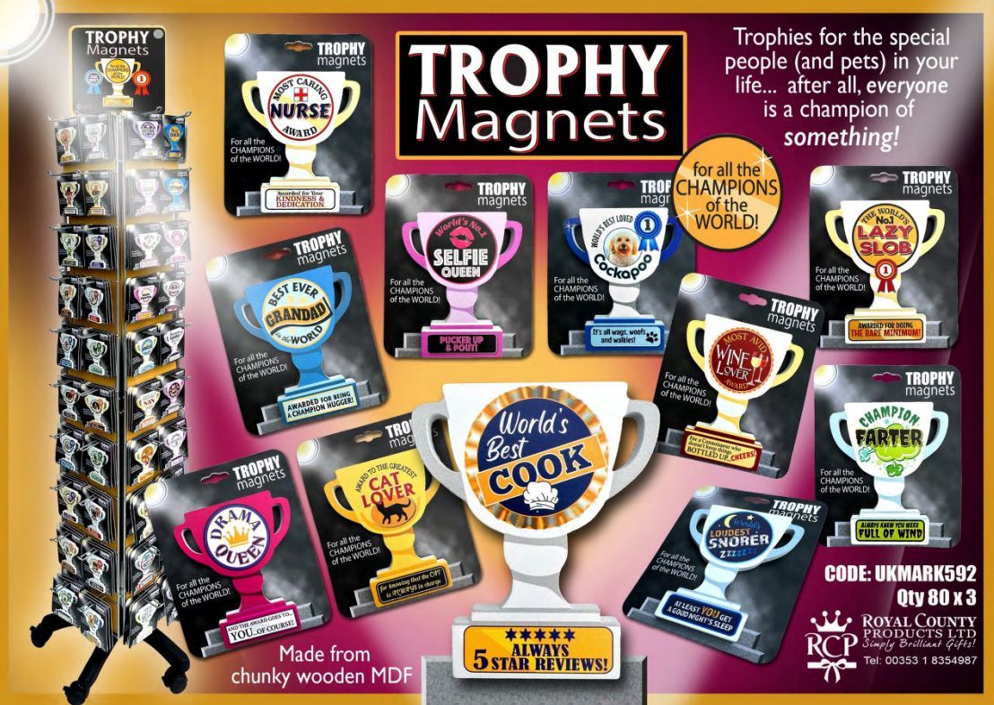 Trophy Magnets from Royal County Products