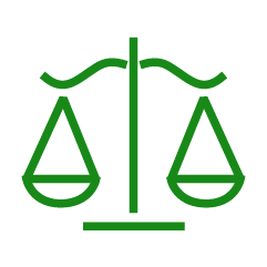 Law scales icon