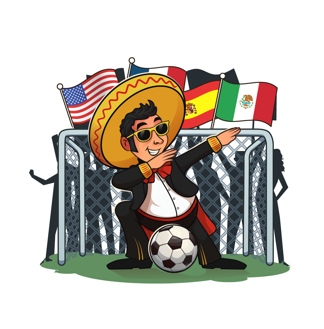 Panchito magnet Goalkeeper