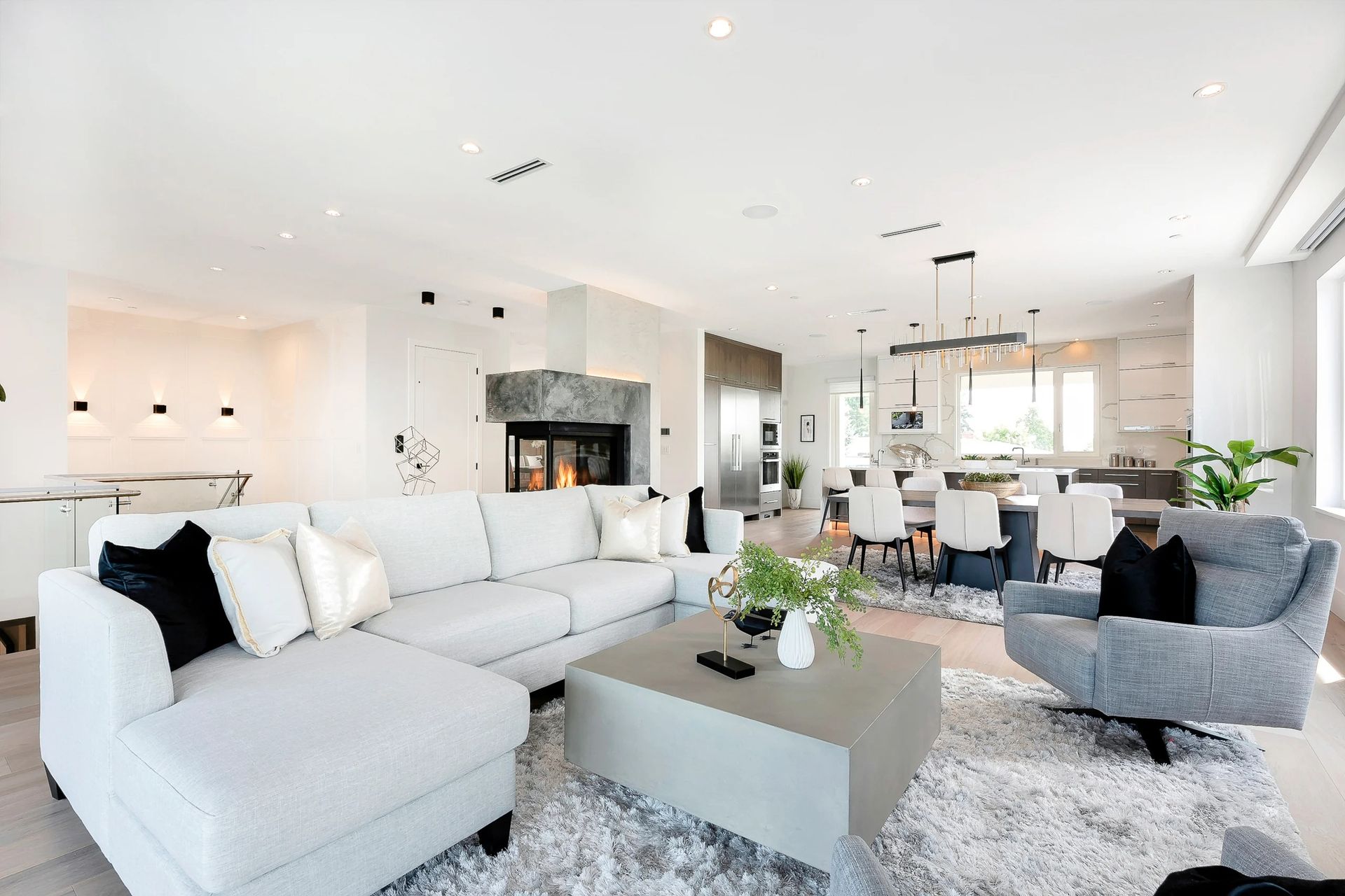Beautifully staged home exterior
