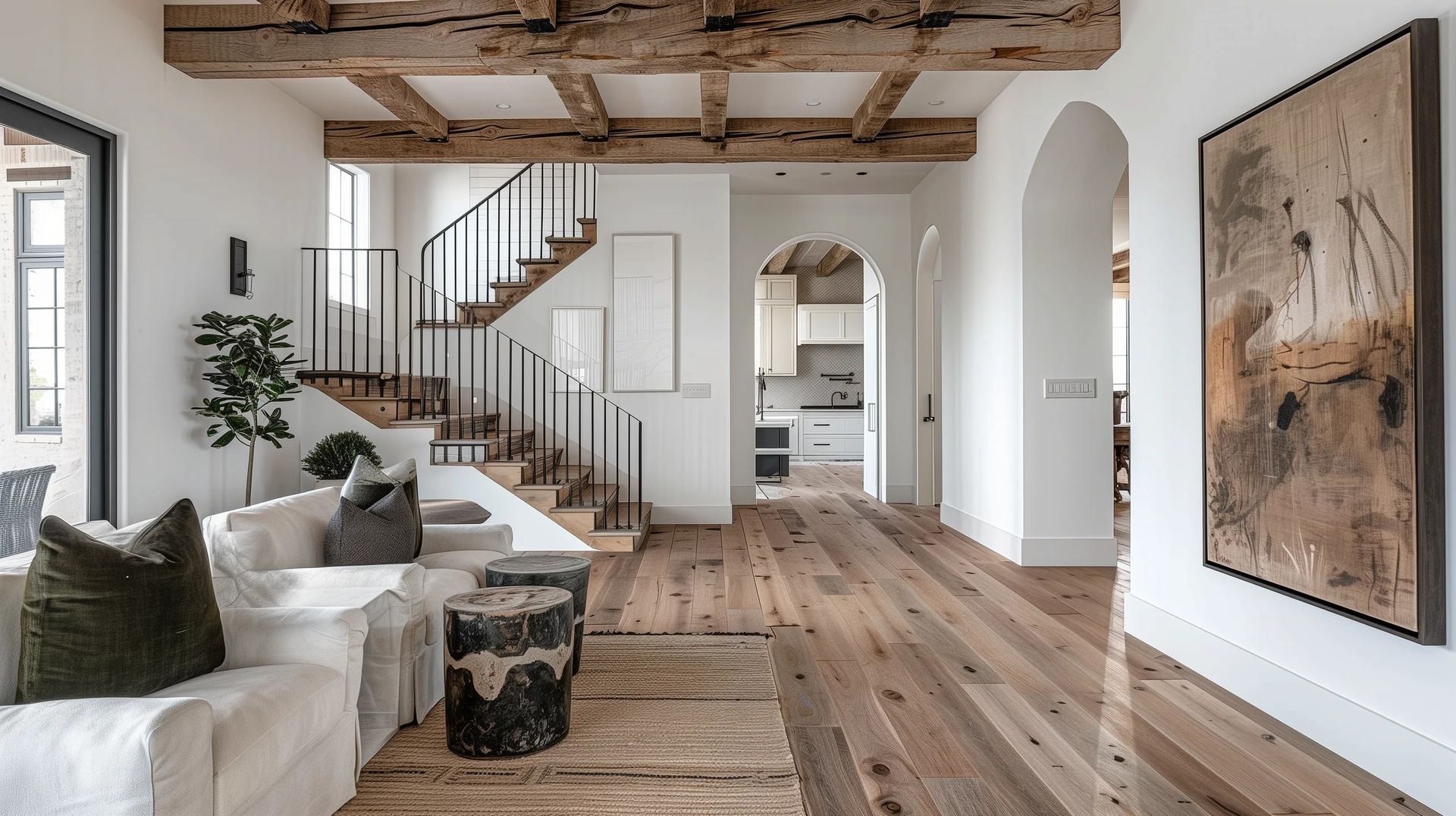 Beautifully staged home exterior