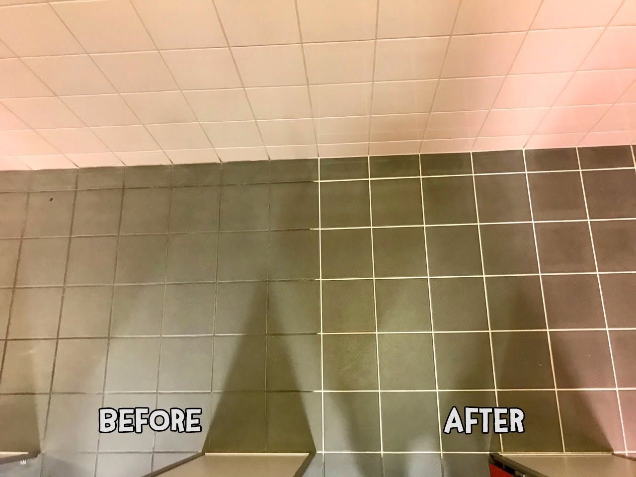 Floor cleaning result
