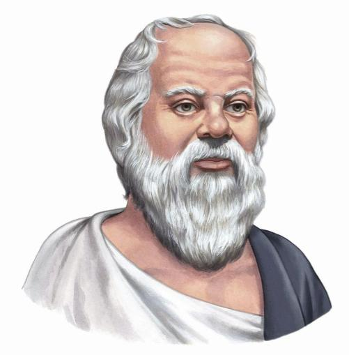 Een man met een baard draagt een wit gewaad