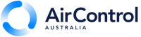 AirControl Australia logo: blue gradient circle with three elements and dark blue text.