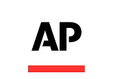 AP logo with black letters above a red horizontal bar