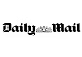 Daily Mail logo in black Gothic text on a white background