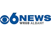 CBS 6 News WRGB Albany logo in blue and black on a white background