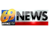 WFMZ-TV 69 News logo with gold and blue “69” beside bold black “NEWS” and red underline