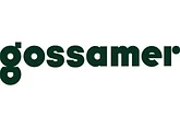 Green “gossamer” wordmark logo on a white background