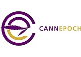 Purple and gold CANNPOCH logo with stylized circular emblem