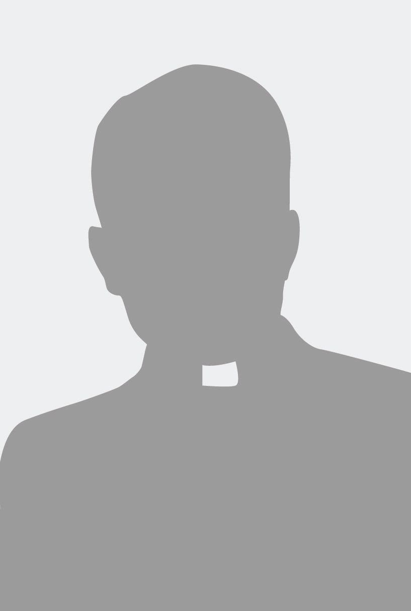Gray silhouette of a person on a light background