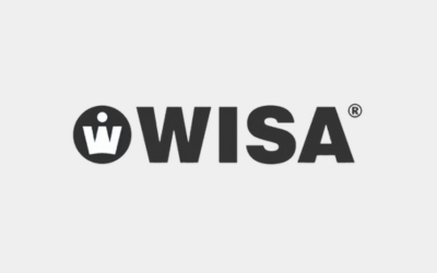 Een zwart-wit logo voor wisa op een witte achtergrond
