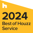 2024 Best of Houzz Service badge in black and gold