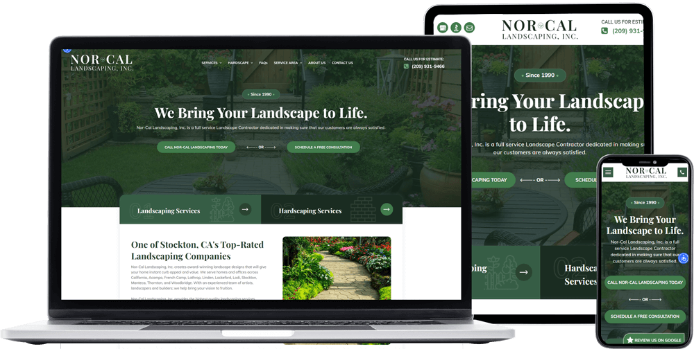 Click Here To View Website Nor Cal Landscaping Stockton, CA