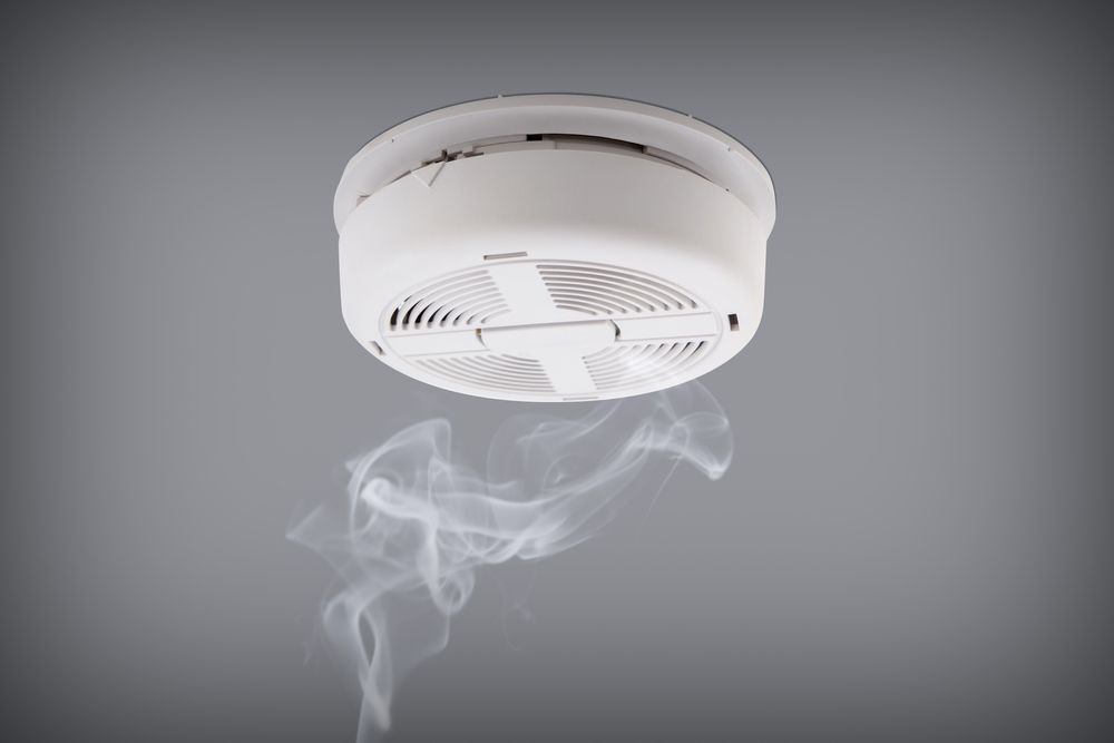 Smoke Detector Emitting Smoke — Atherton Electrical in Mareeba, QLD