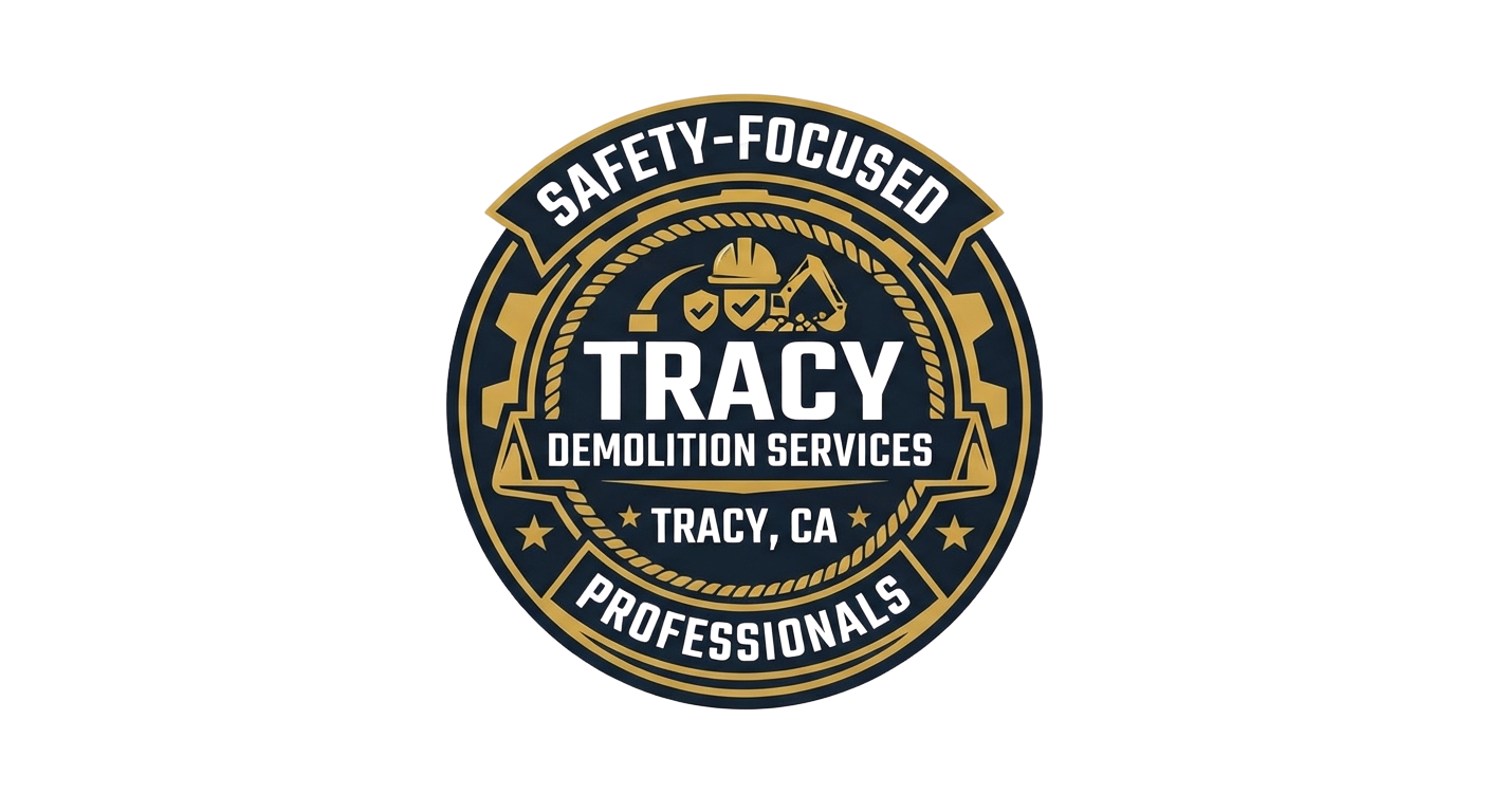 Safety-Focused Demolition Professionals Logo