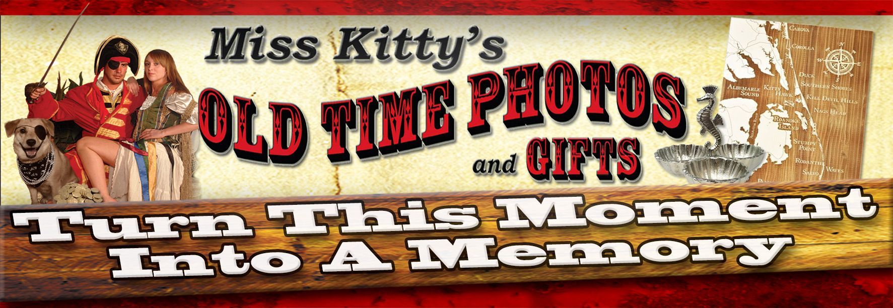 Miss Kitty's Old Time Photos and Gifts turn this moment into a memory