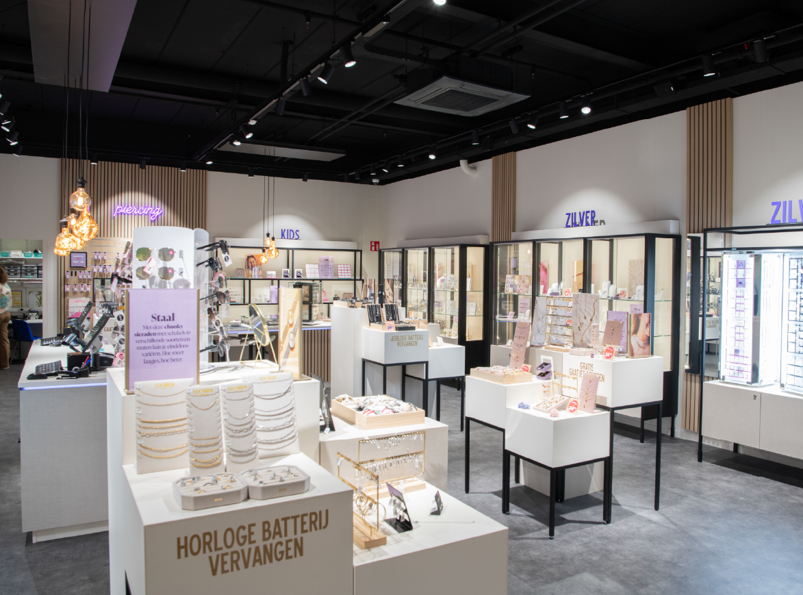winkelinrichting juwelier