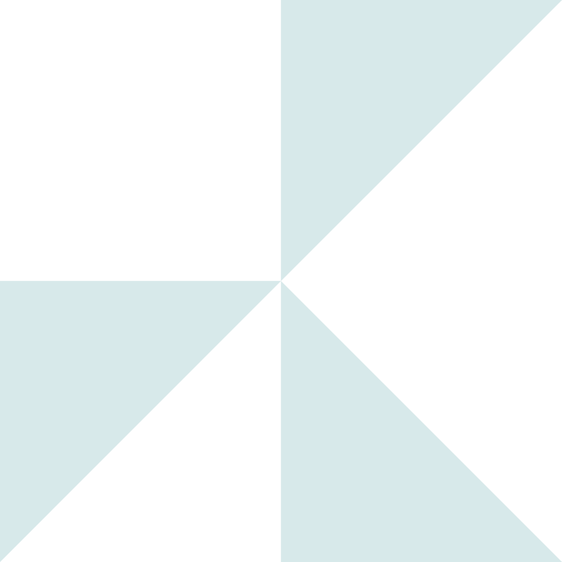 A white background with light blue triangles on it.
