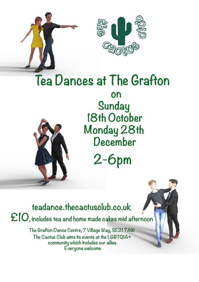 Tea dance flyer
