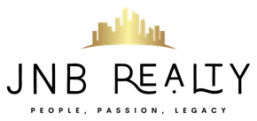 Home JNB Logo, Gold skyline above